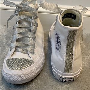bedazzled converse sneakers
